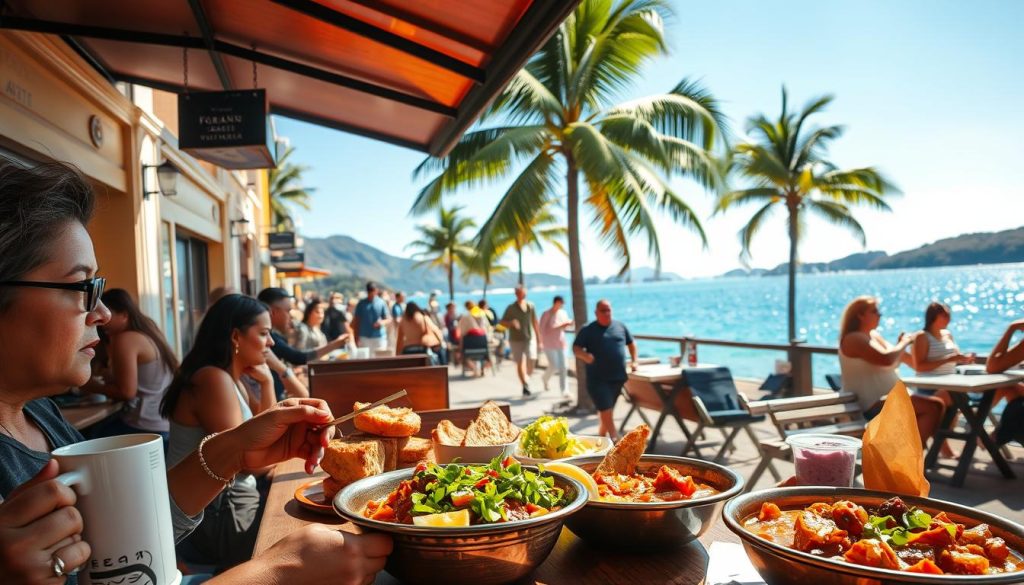 Local cuisine in Florianópolis