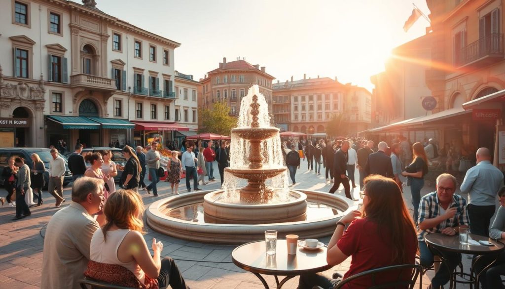 Local interactions in Skopje