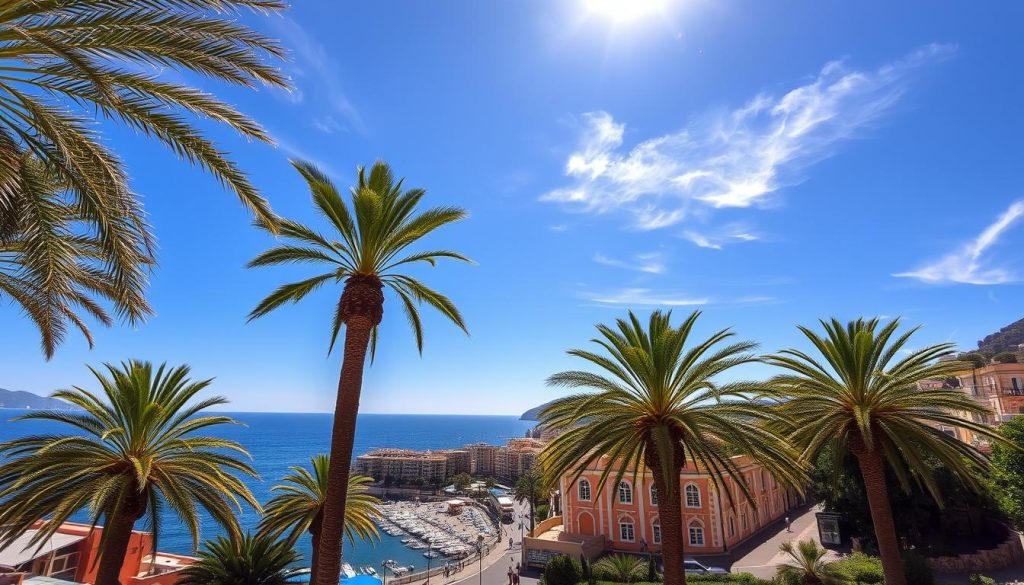 Mediterranean climate in Monaco