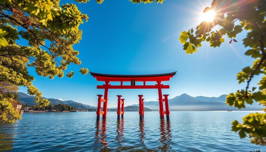 Miyajima Island floating torii gate