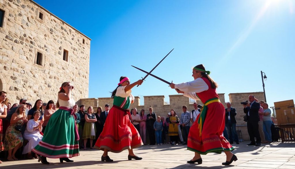 Moreska Sword Dance Performance in Korcula