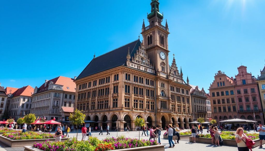 Munich Marienplatz Historic Center