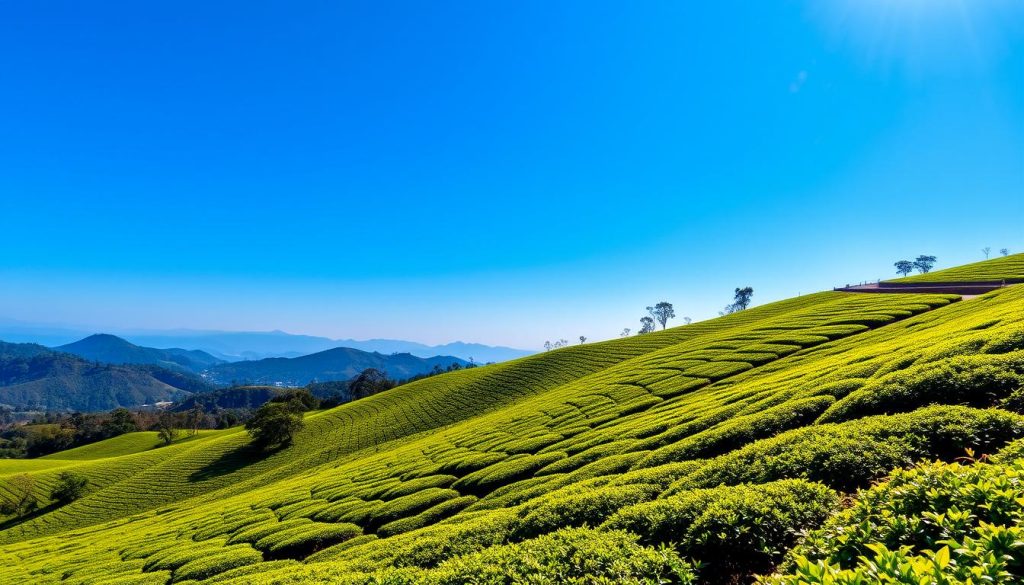 Munnar Tea Plantations Landscape