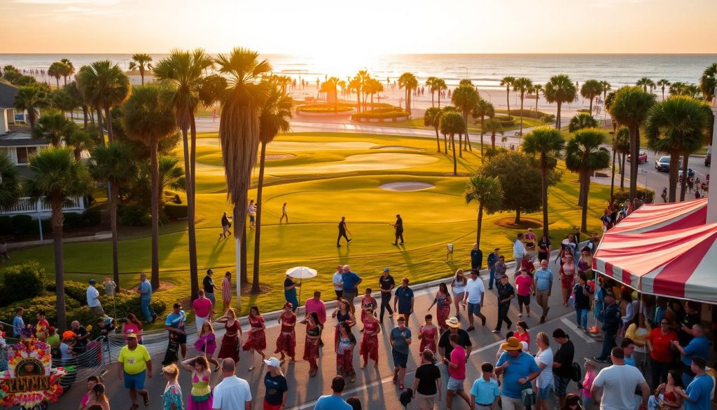 Myrtle Beach festivals and golf