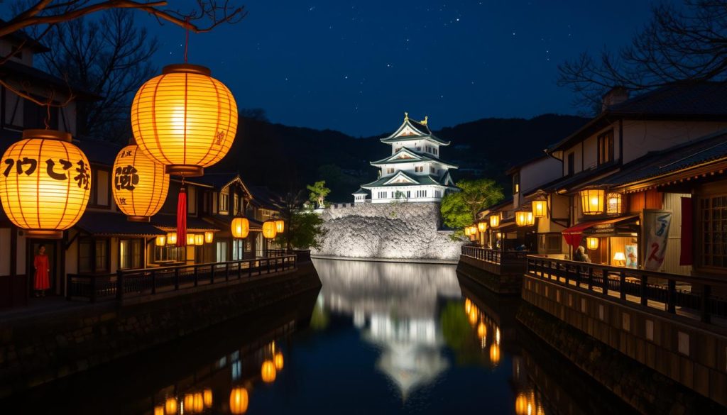 Nighttime illuminations in Kanazawa