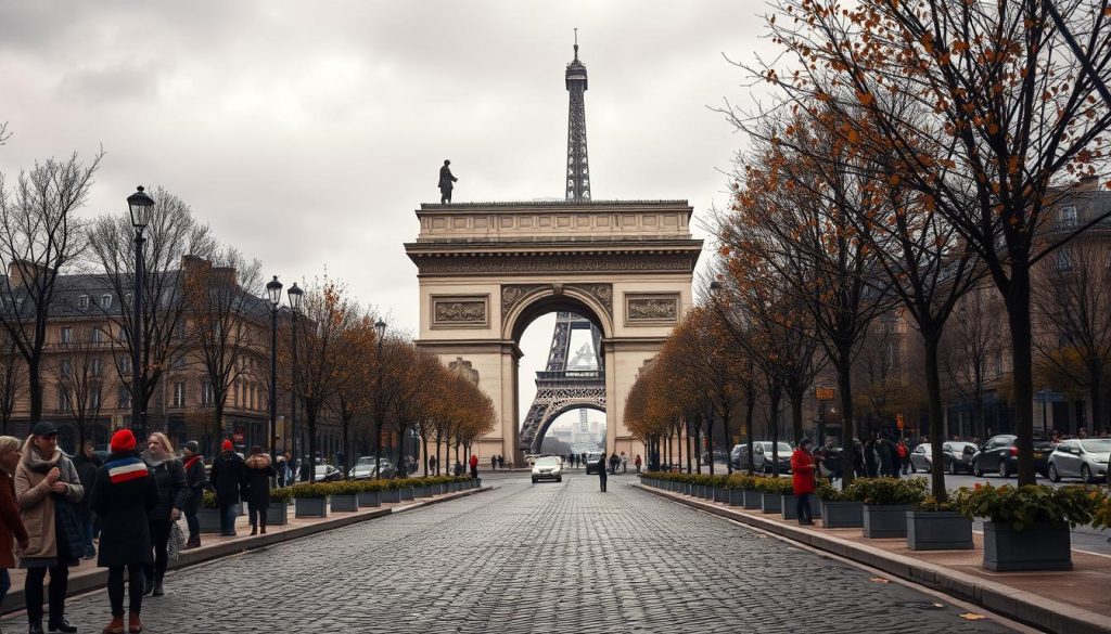 November Armistice Day in Paris