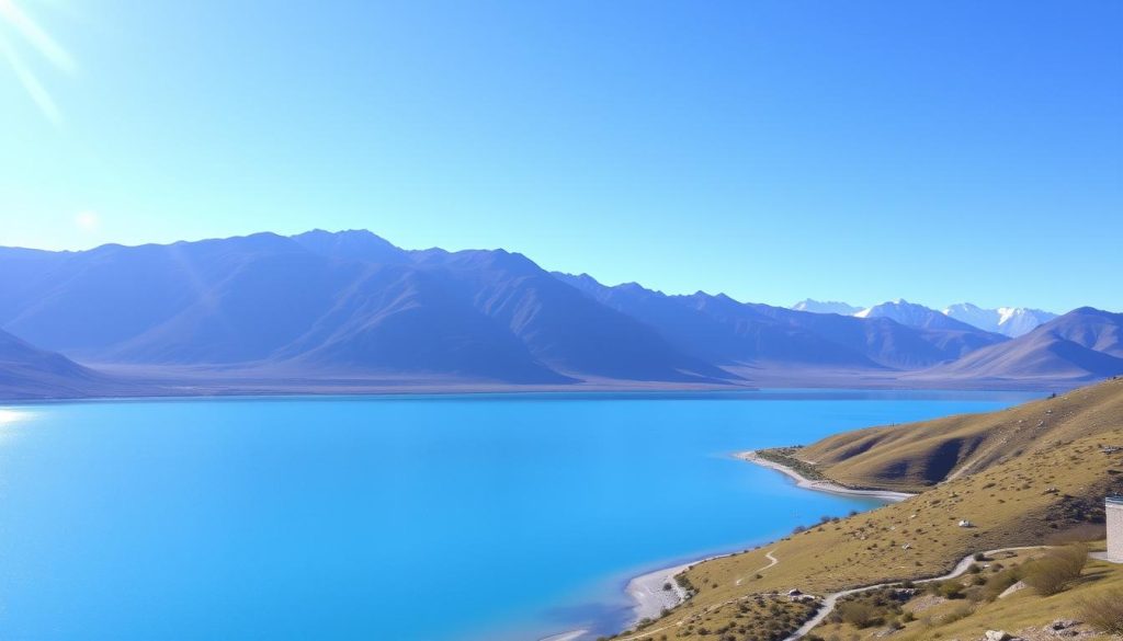 Pangong Tso Lake Scenic View