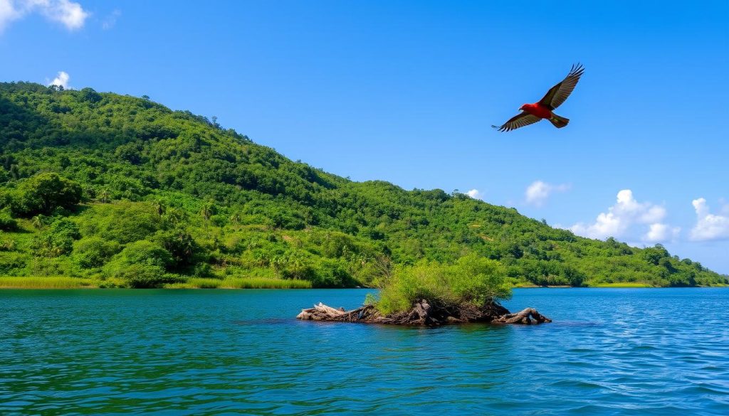 Pathiramanal Island Bird Sanctuary in Kerala