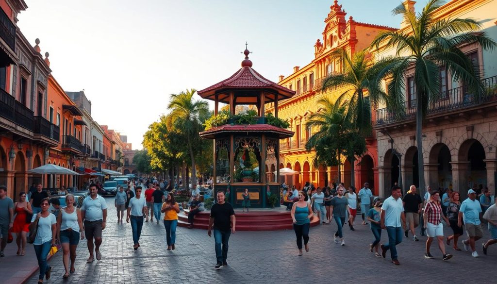 Plaza Machado historic center