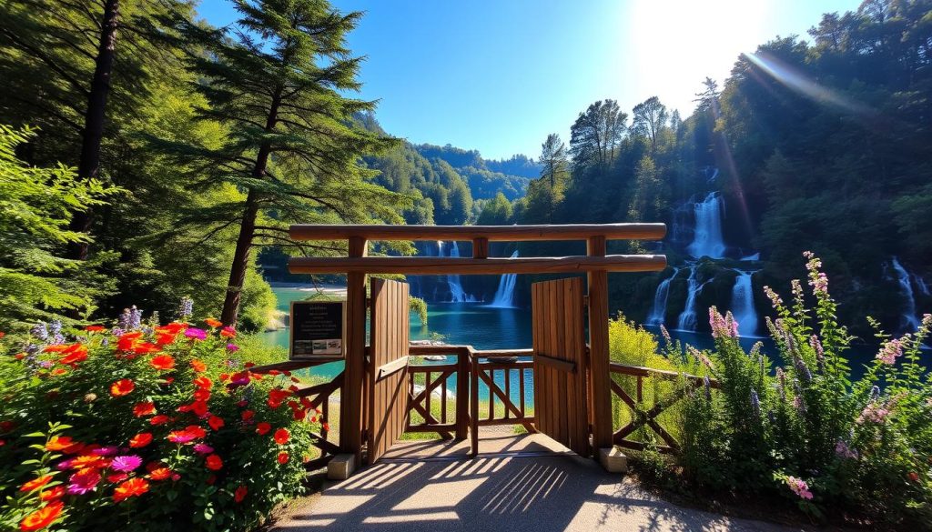 Plitvice Lakes National Park Entrance