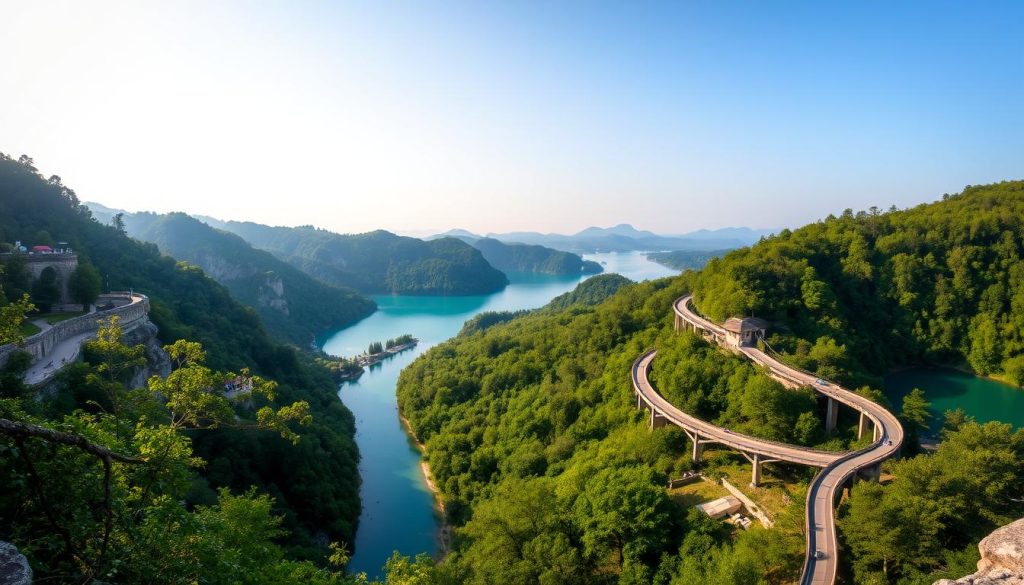 Plitvice Lakes Transportation Routes