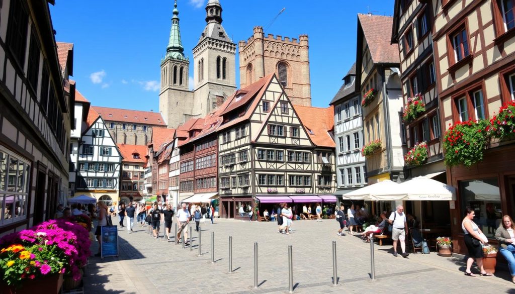 Plönlein Square in Rothenburg