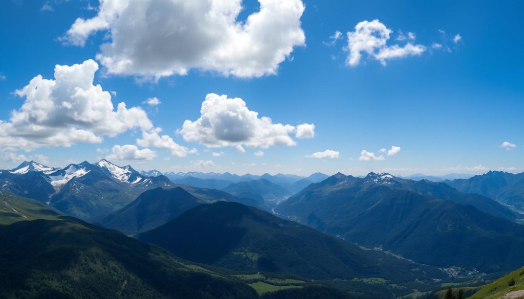 Pyrenees Mountains Scenic View