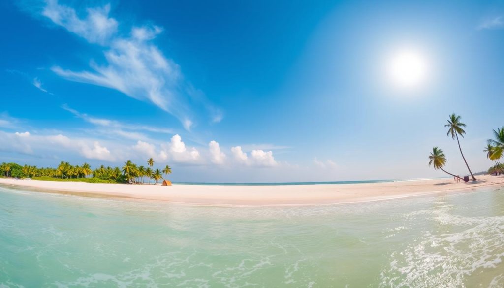 Radhanagar Beach Panorama