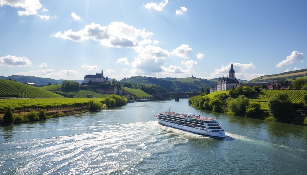 Rhine River Cruise Scenic View