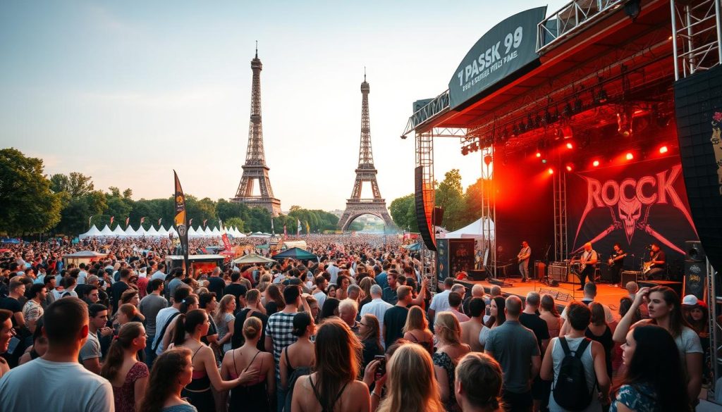 Rock en Seine festival in Paris