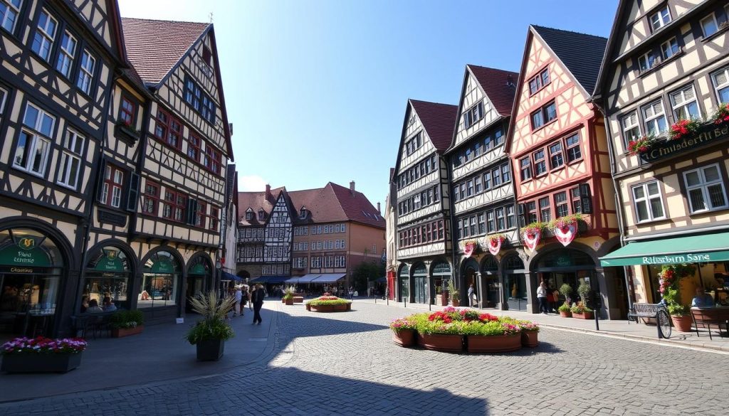 Römerberg Square Frankfurt Historical Architecture