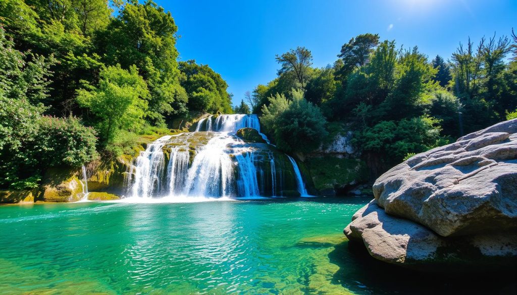 Roški Slap Waterfall in Krka National Park