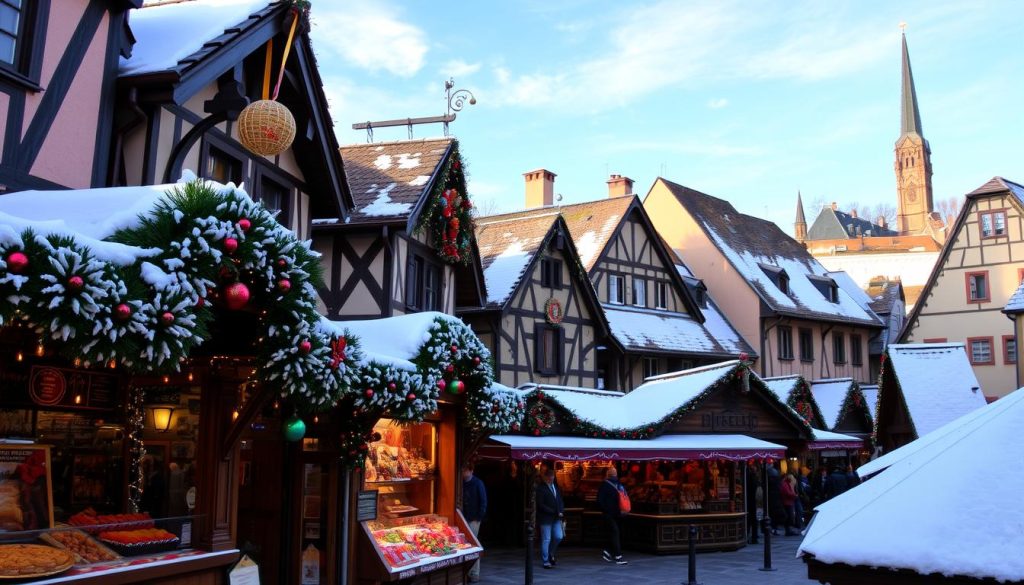 Rothenburg Christmas Market Festive Scene