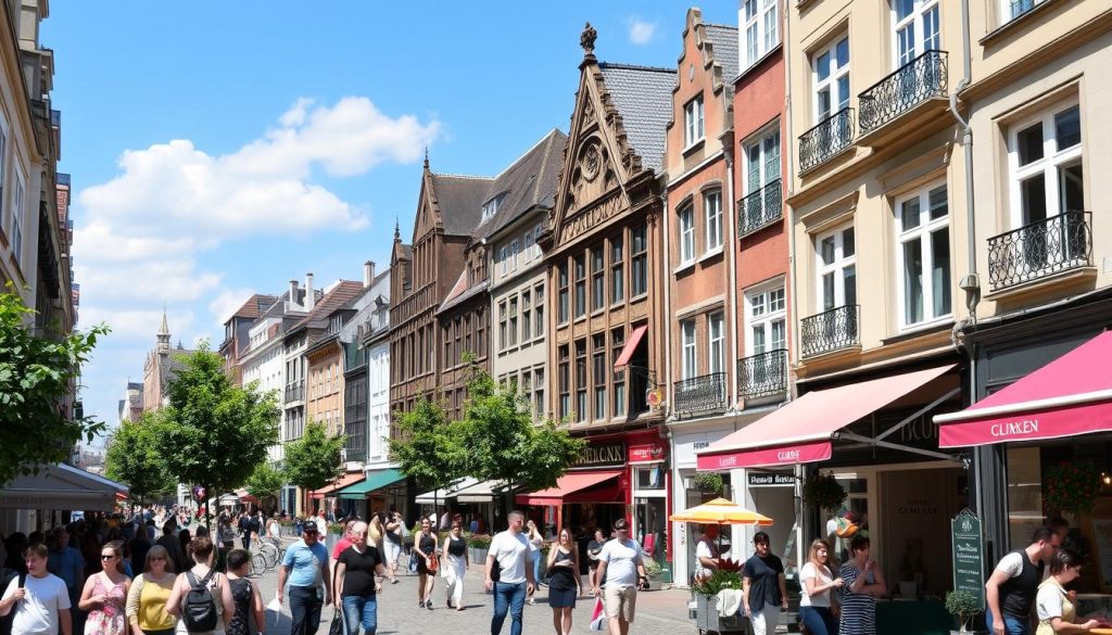 Schildergasse Shopping Street in Cologne