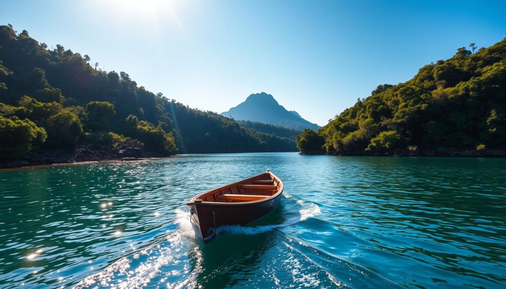 Serene boat trip to Drake Bay