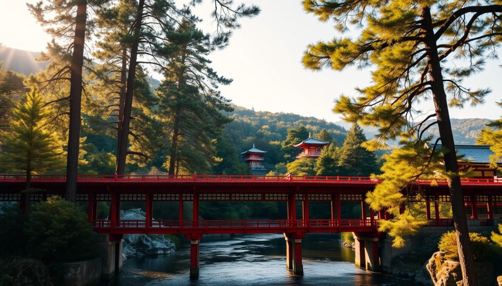 Shinkyo Bridge view