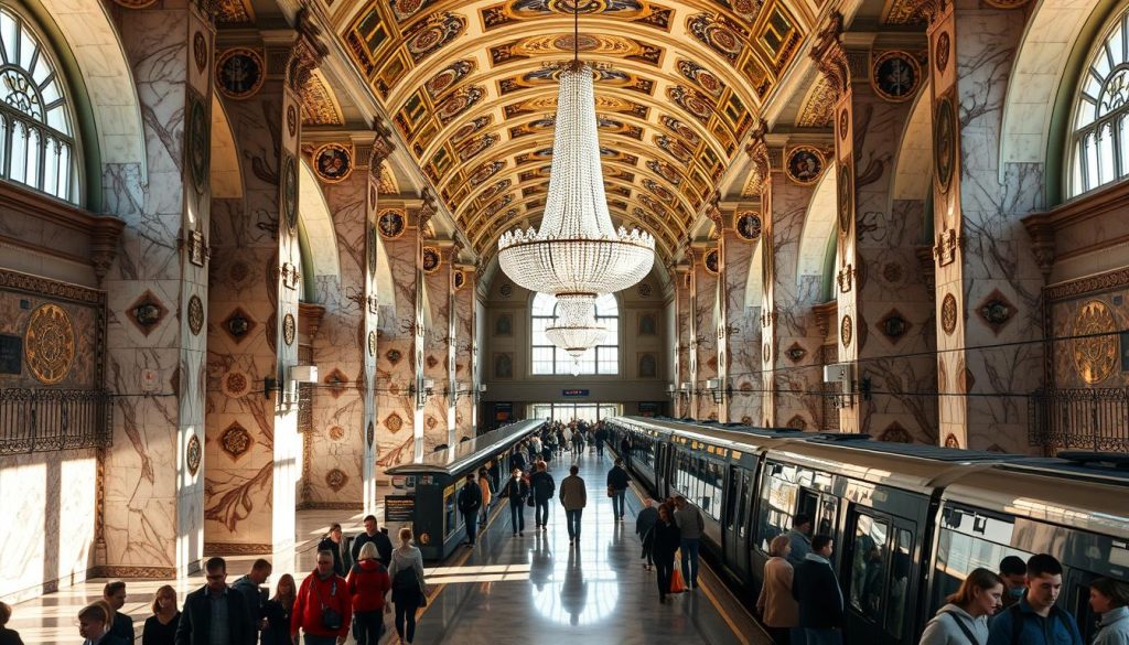 St. Petersburg metro art