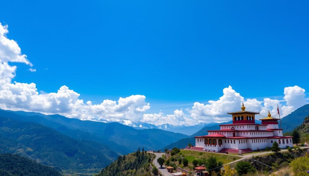 Tawang Monastery Himalayan Landscape