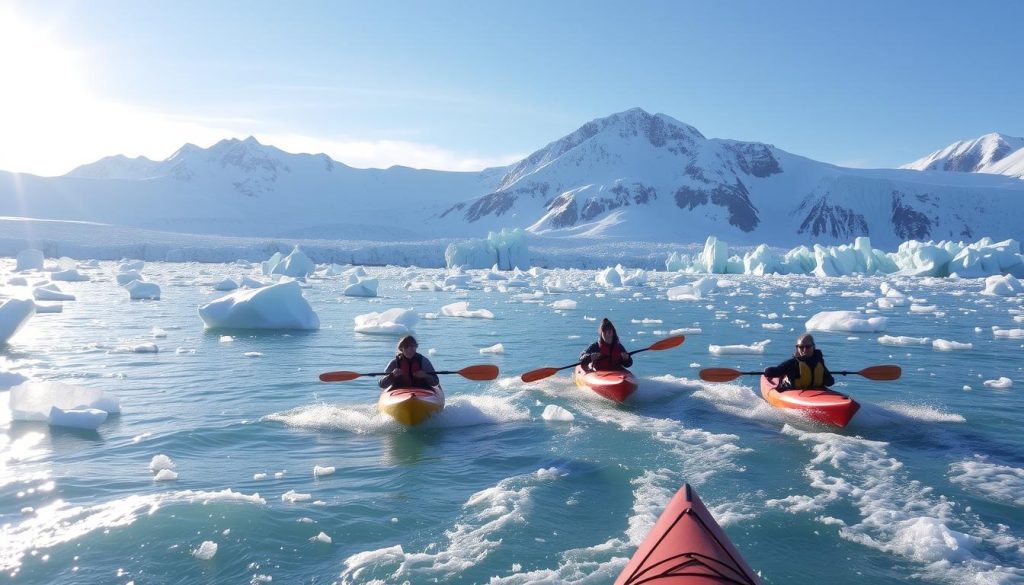 Thrilling water activities in Antarctica