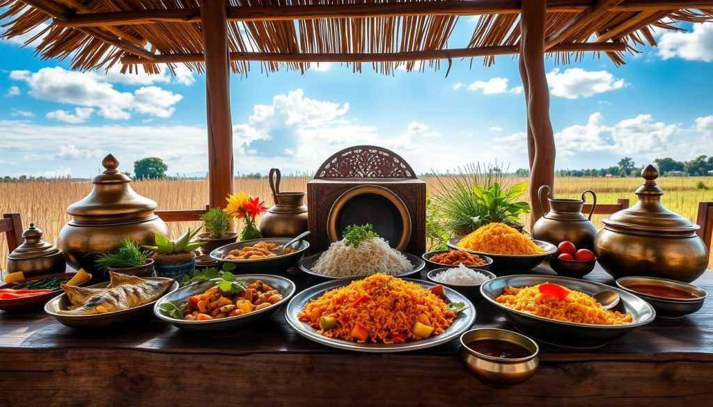 Traditional Assamese Cuisine Spread