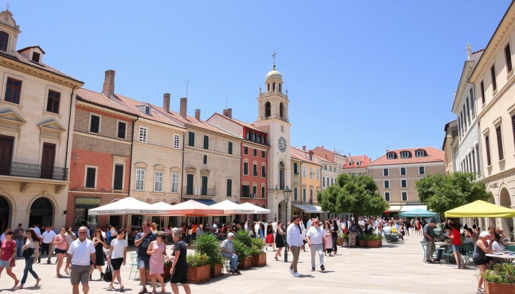 Trogir Central Square Historic Attractions