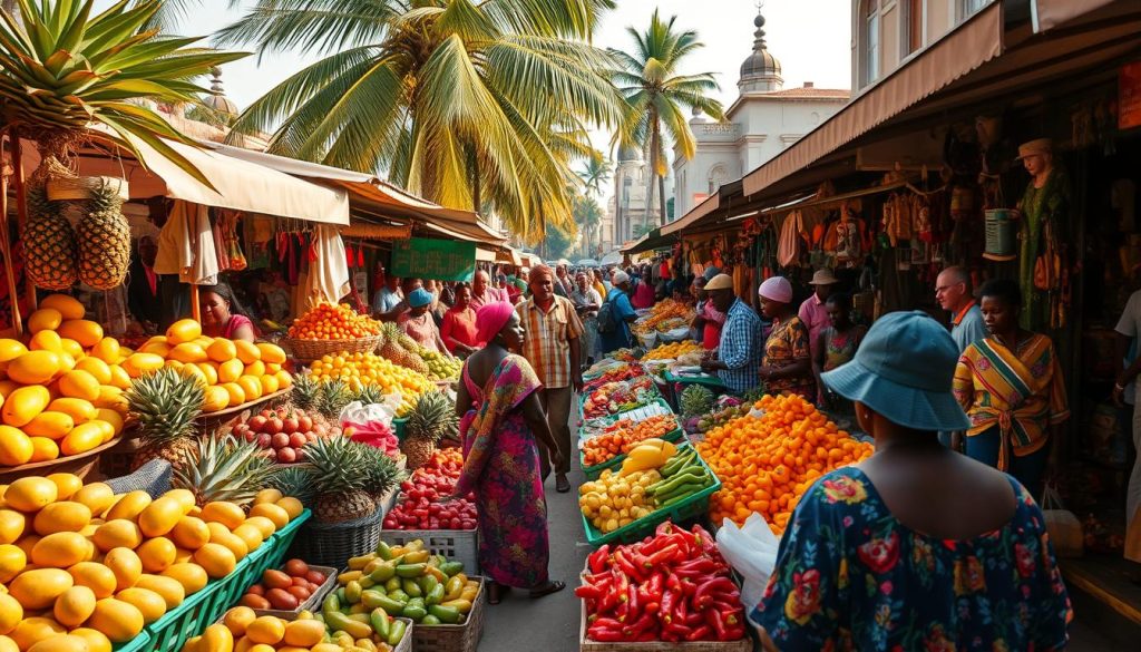 Vibrant local markets in Cotonou