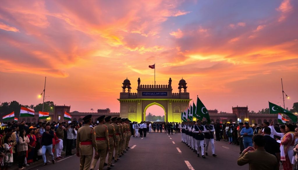 Wagah Border Ceremony Sunset Performance