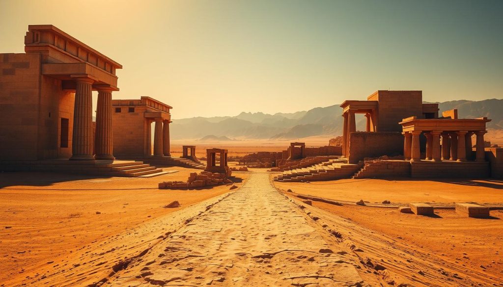 ancient temples in the western desert