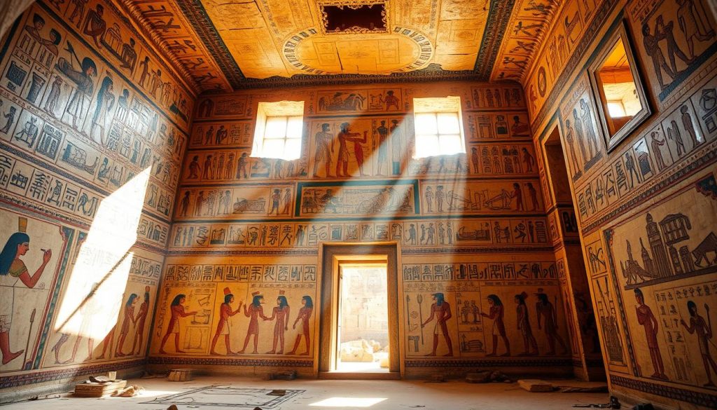 ancient tomb murals