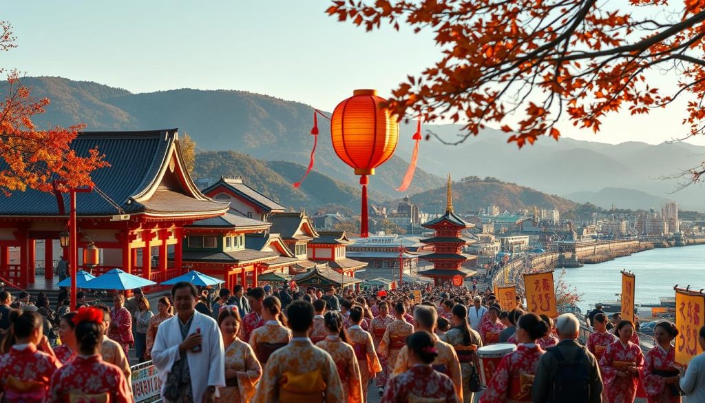 autumn traditions in Nagasaki