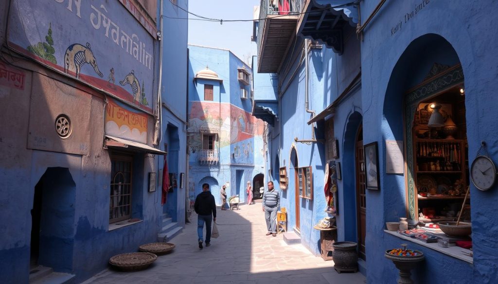 blue-hued alleys in Jodhpur