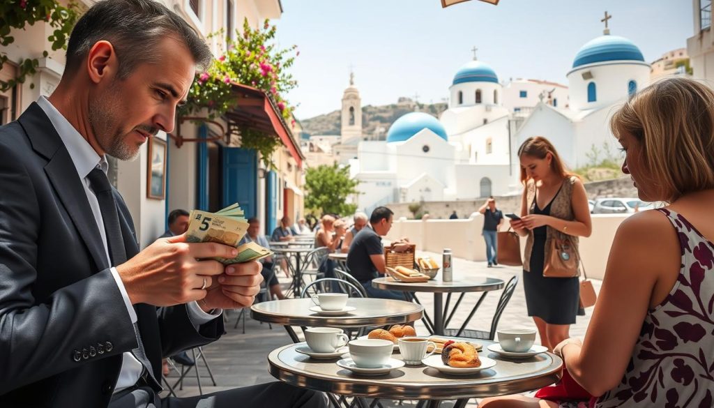 cash and tipping in Greece