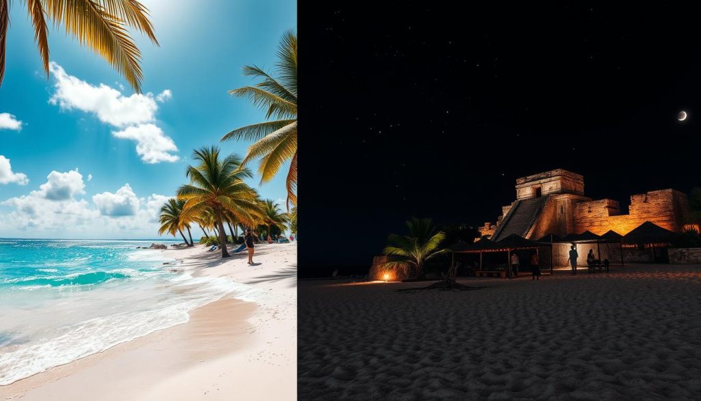 day and night experiences in Tulum