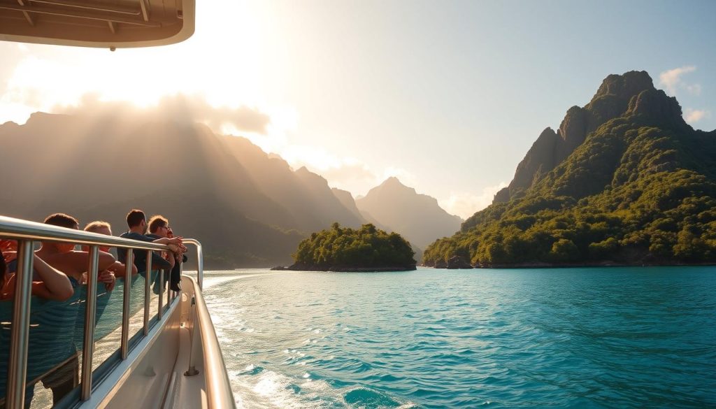 ferry ride between islands