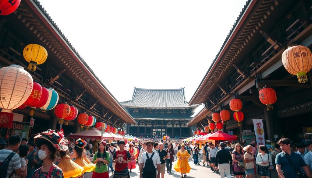 festival at iconic sites