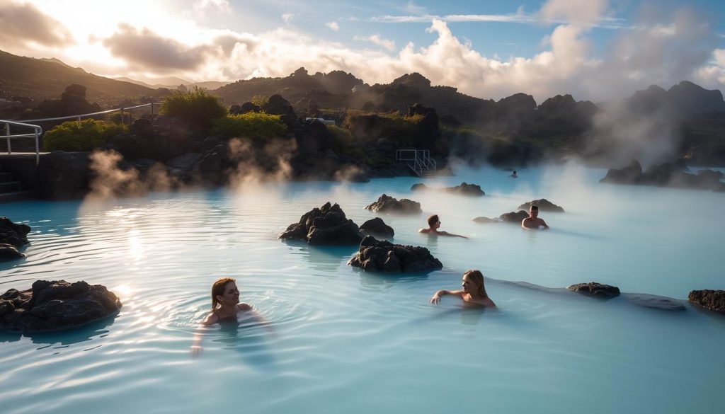 geothermal spa light conditions