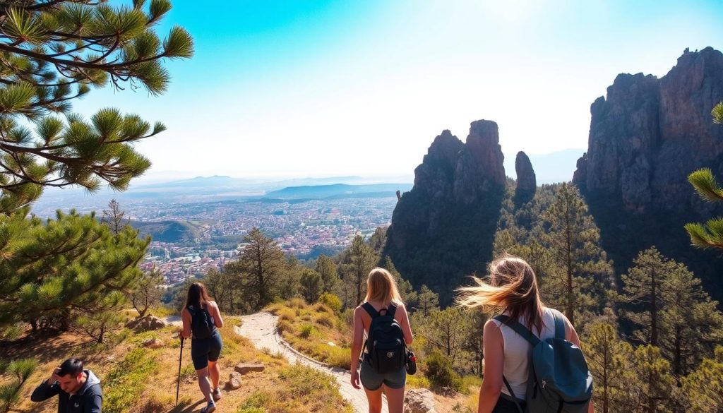 hiking trails of Cerro de la Bufa