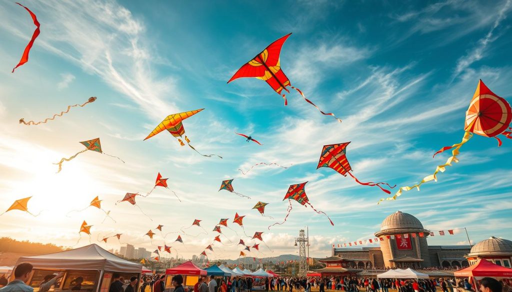 kite battles in Nagasaki