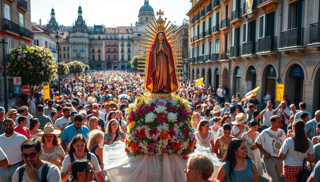 la virgen de la paloma festival