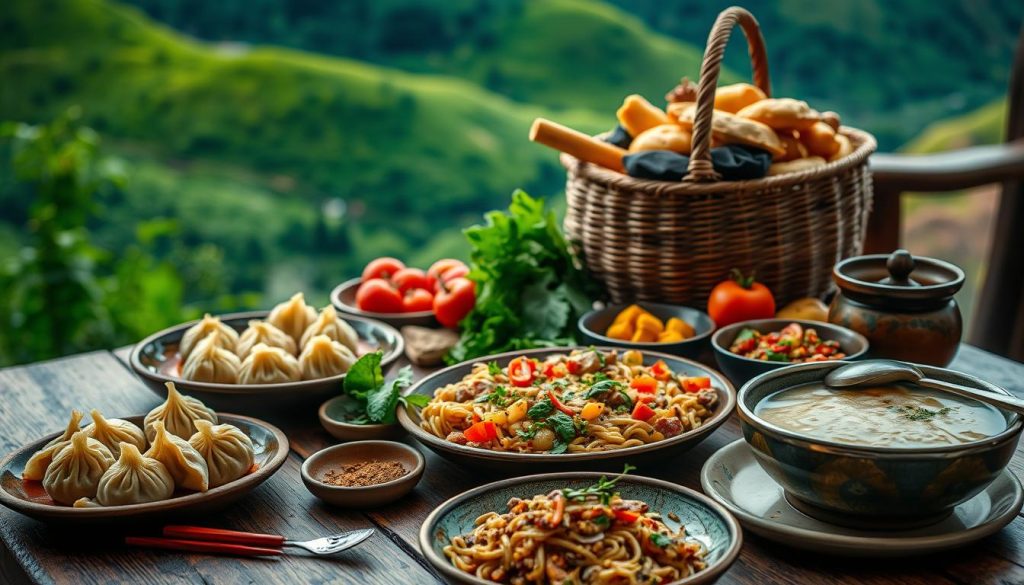 local Sikkimese cuisine