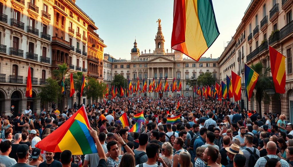 madrid pride week and white night festival