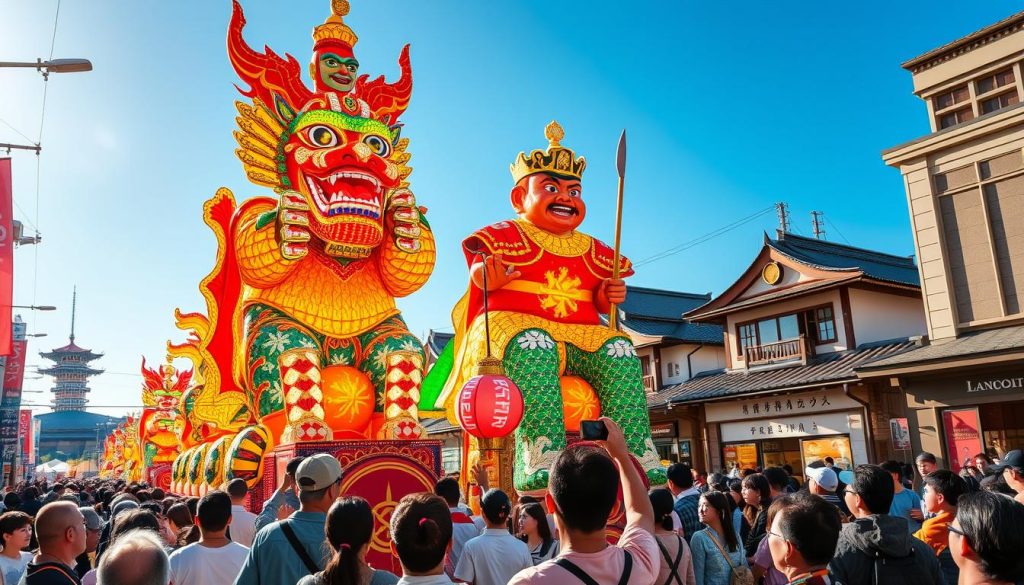 nebuta festival floats