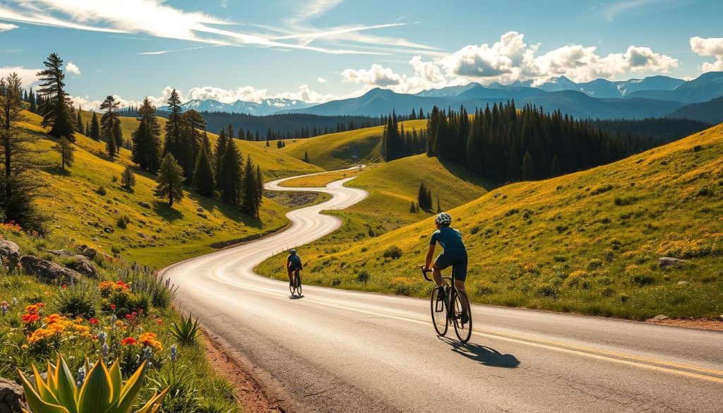 scenic drives and cycling adventures