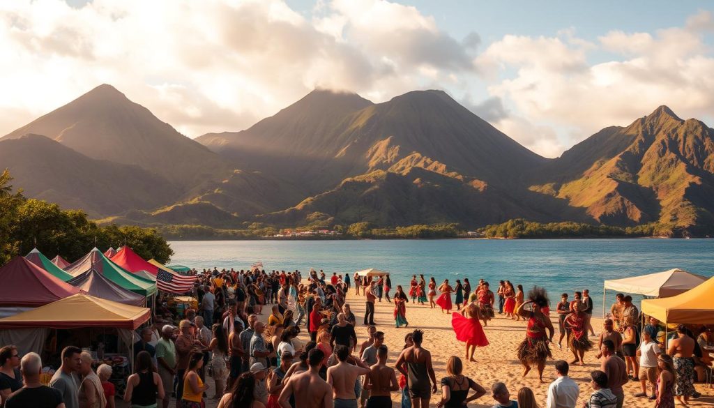 seasonal festivals on Baker Island